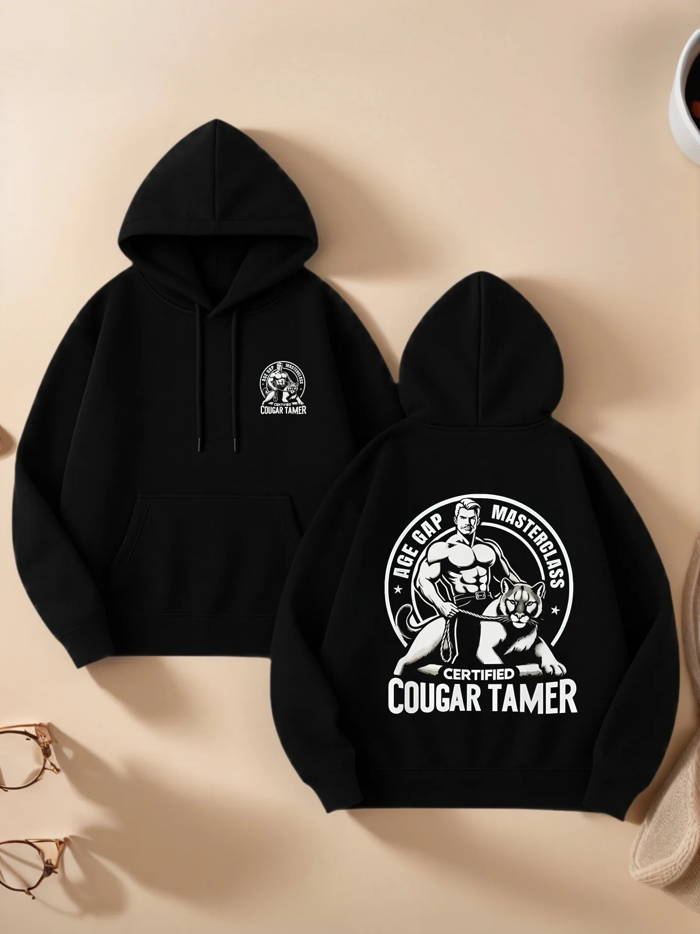 

Graphic Hoodie Women, Cartoon Print, Casual Aesthetic Style, Soft Fabric, Casual Everyday Wear, For Young Men and Women