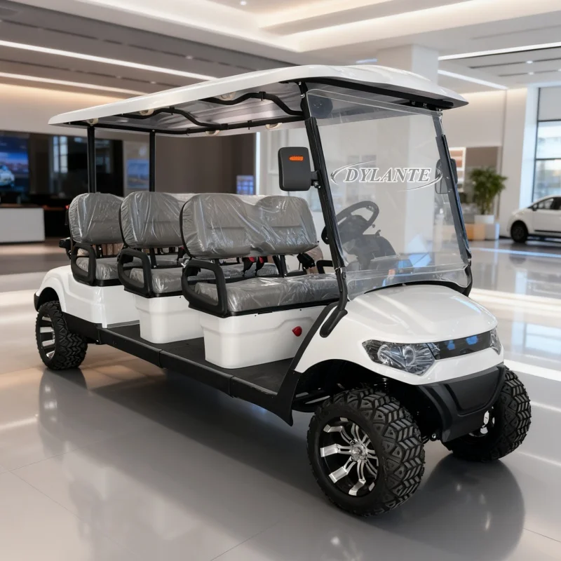 شريك حصري للألعاب الآسيوية 4 مقاعد لوحة طاقة شمسية عربة جولف كهربائية على الطرق الوعرة سيارة صيد عالمية المنتج الأكثر مبيعًا #5