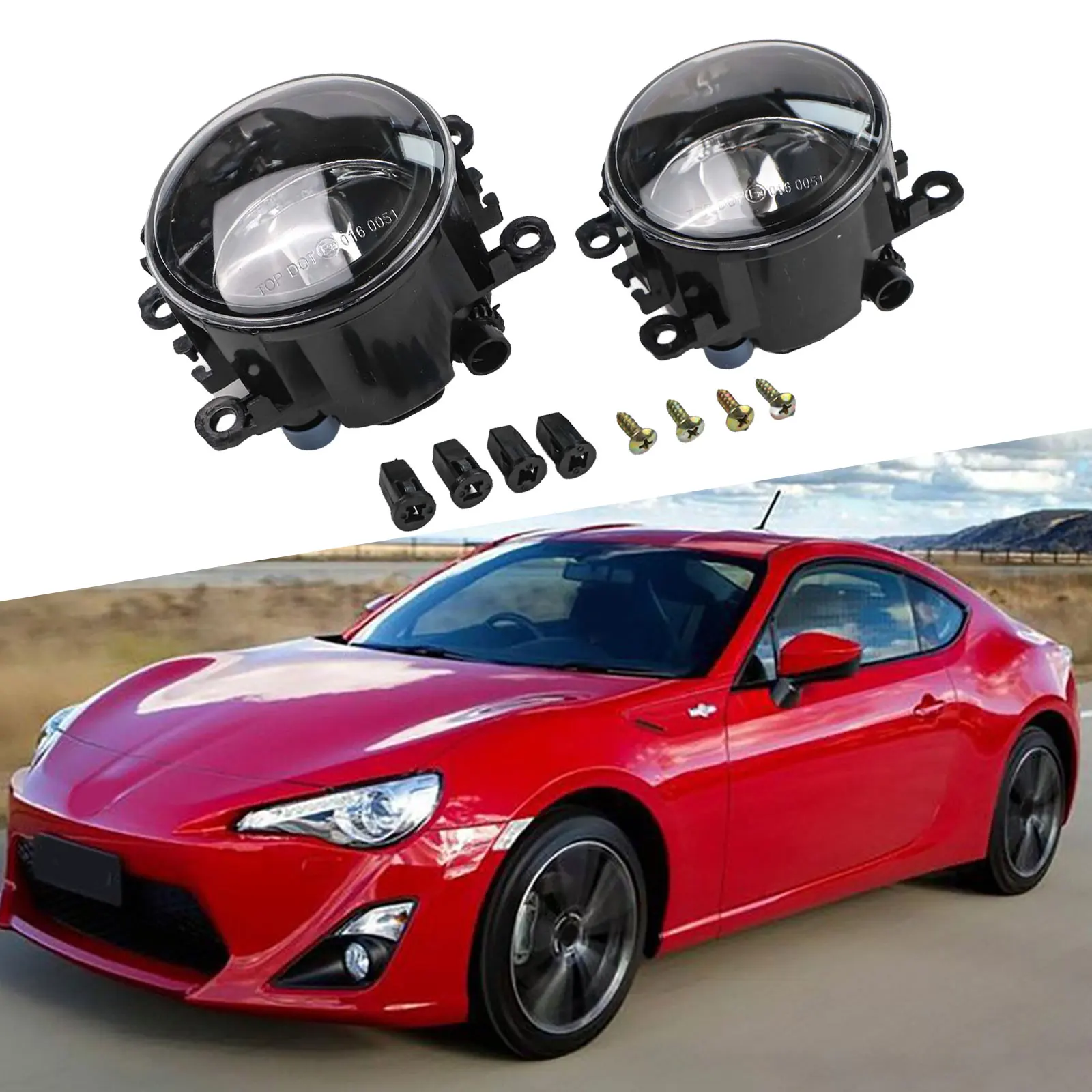 2Pcs Front \Bumper \Fog Light \Lamps For Suzuki SX4 For Swift For Grand Vitara For Alto H11 Bulbs Replacement Car Fog Lights