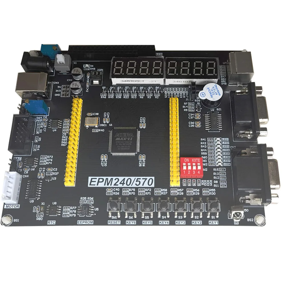 Kieszonkowa płyta edukacyjna FPGA CPLD Altera MAXII EPM570 z odbiornikiem podczerwieni AD/DA z silnikiem krokowym UART PS2 VGA