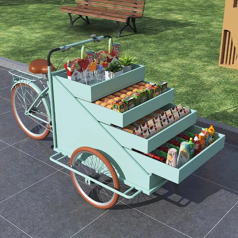 Stall upside down donkey tricycle float creative mobile snack car market stall car fruit fishing drink coffee car
