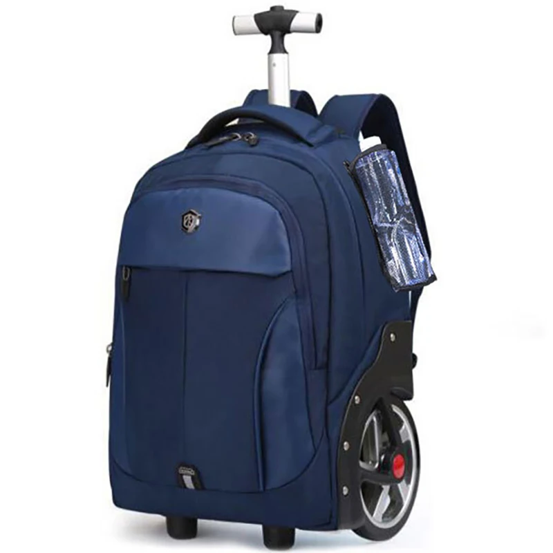 New design trolley rolling luggage bag big wheel trip shoulder bag travel men/women large-capacity suitcase boarding valise