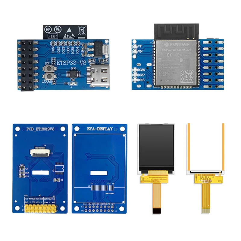 Imagem -02 - Tela Lcd Dispositivo Eletrônico Módulo Inteligente Tela de Exibição Suporta Wifi Bluetooth Tipo-c Power 1.8 Tft Esp32