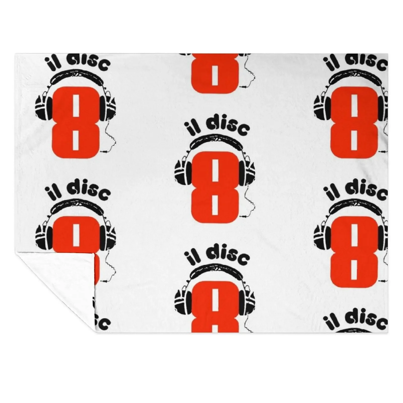 

Il Disc8 Italo Disco Throw Blanket Nap Designers Tourist Large Blankets