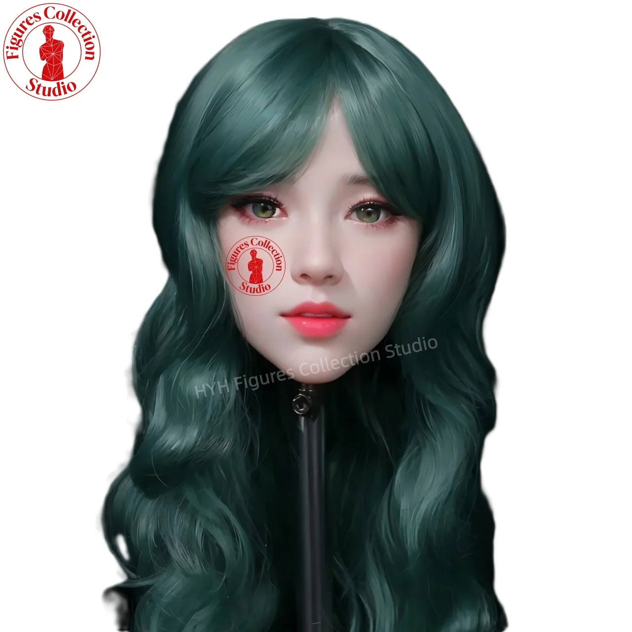 

Studio Makeup Head HYH-THB-KX-0032 Life-Size, M16 Interface, Artistic for Hairstyle, Jewelry, Photography