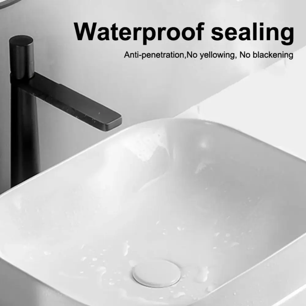 1Pcs Durable White Plastic Steel Mud Mildew Proof Waterproof Epoxy Paste 120ml Caulking Glue Bathroom Toilet