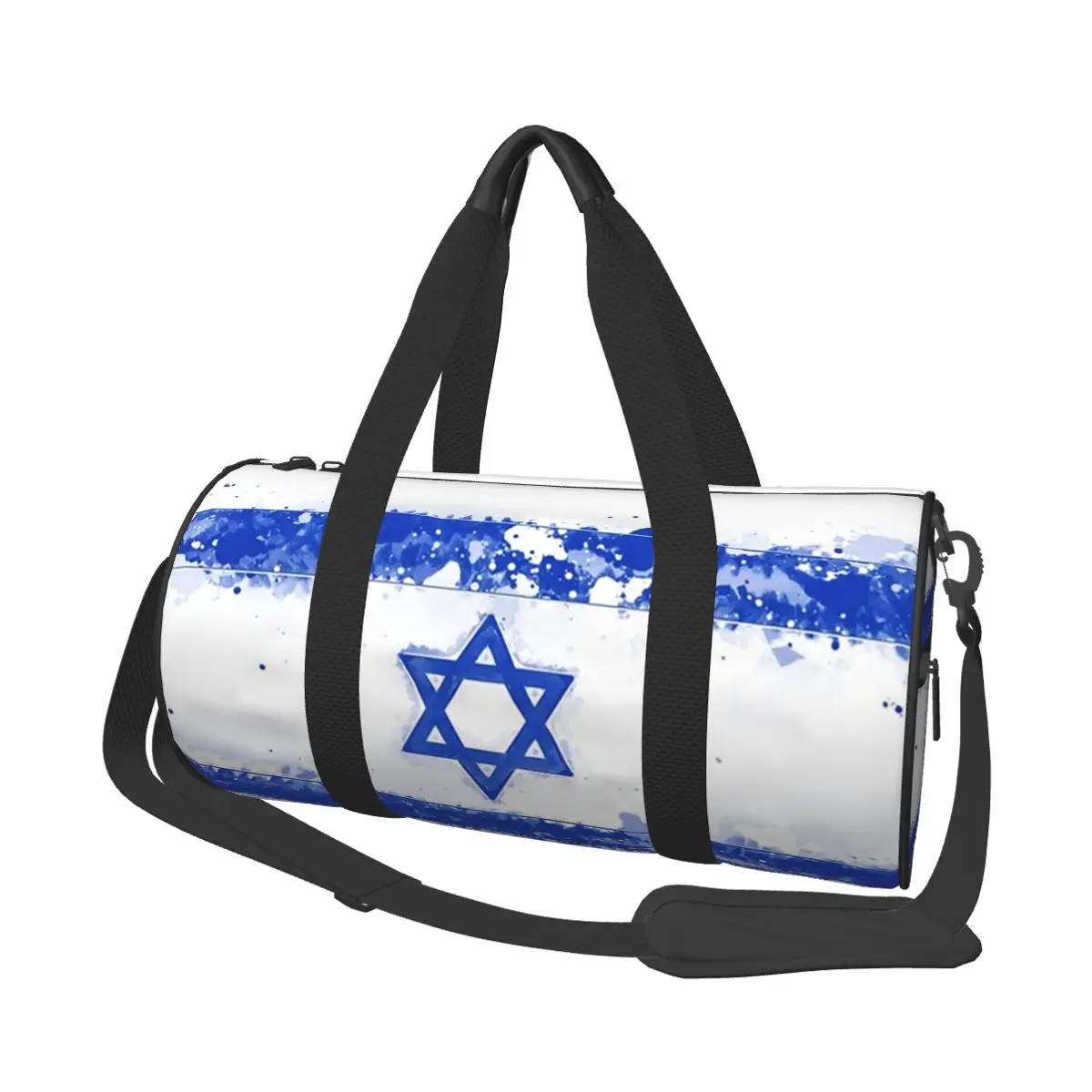 

Israel Grunge Flag Large Duffle Gym Bag Waterproof Duffle Travel Bags Handbags Fitness bag