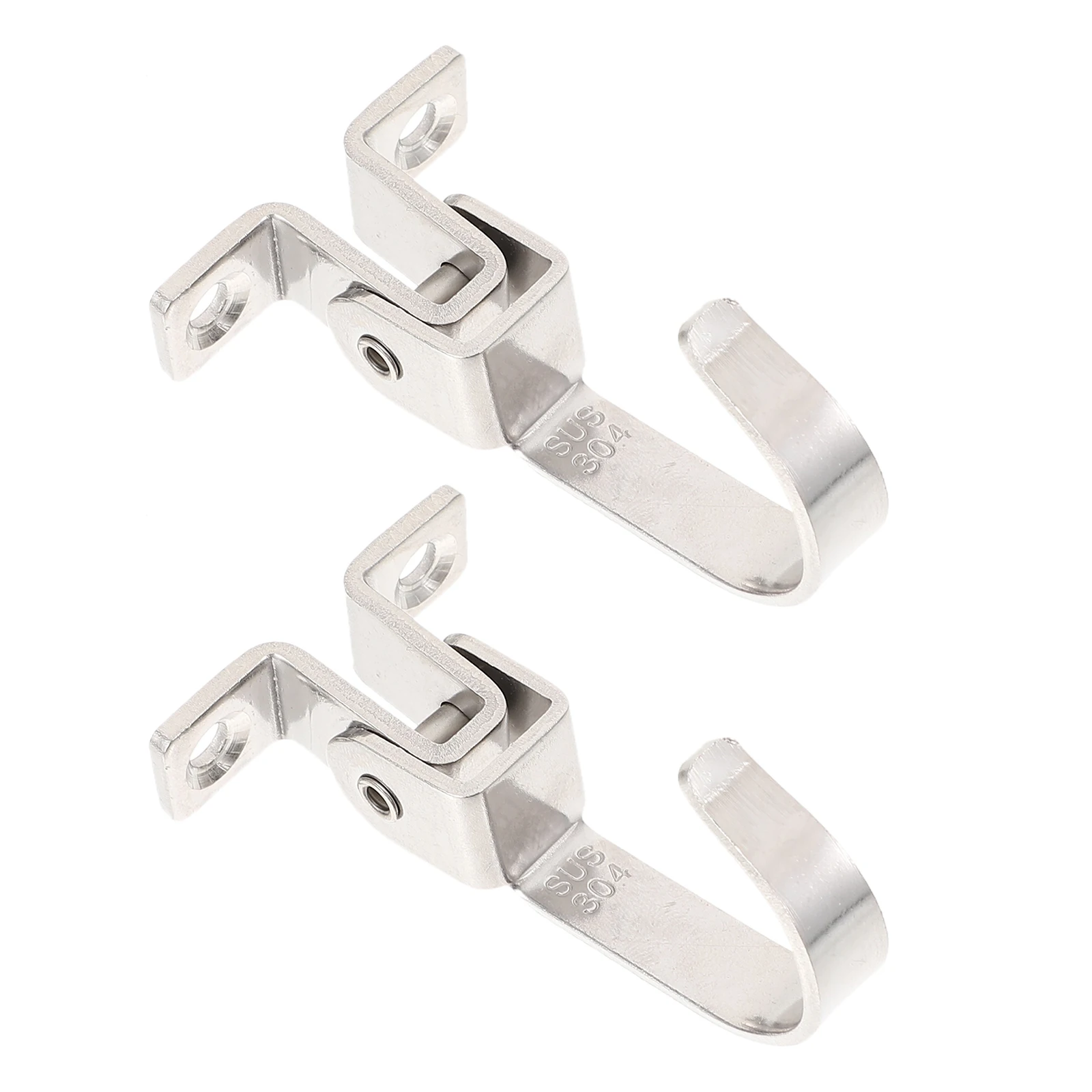 Ganchos de techo de acero inoxidable para colgar en abanico, ganchos para hamaca, colgadores confiables para interiores, prácticos y duraderos, 2 uds.
