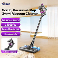 TINSOL New 35000PA Cordless Vacuum Cleaner Vacuuming and Mopping All-in-One Vacuum Cleaner Handheld Smart Appliances