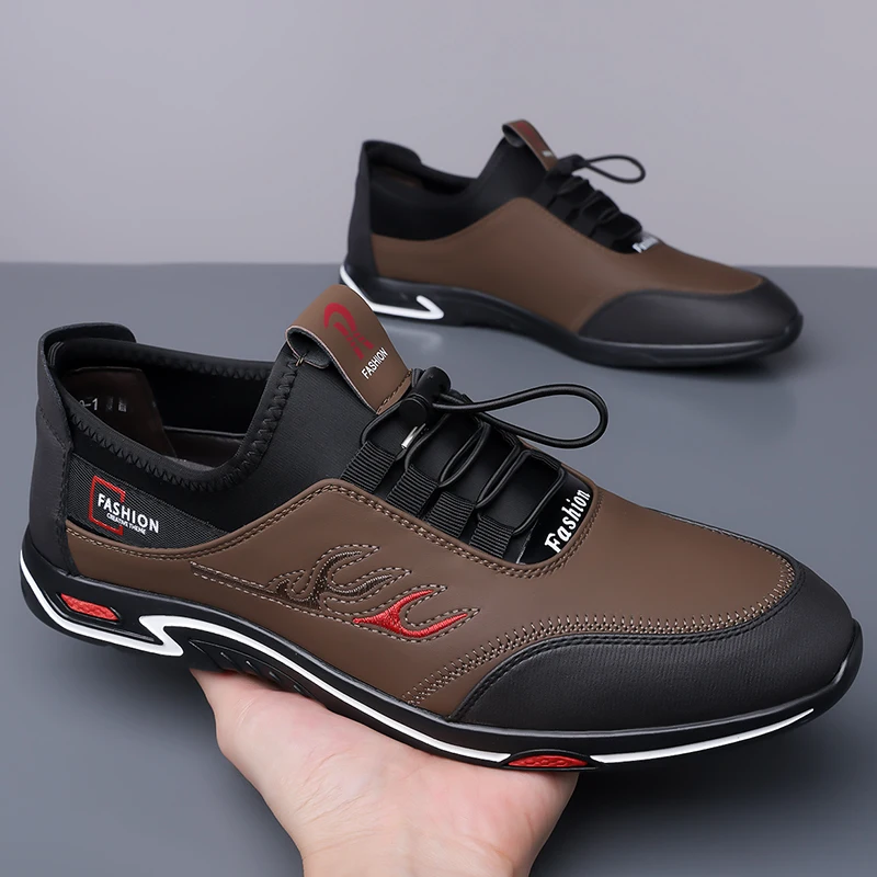 Men's Shoes High Quality Casual Shoes Classic Men Sneaker Soft Comfort Driving Shoes Slip-On Walking Shoes