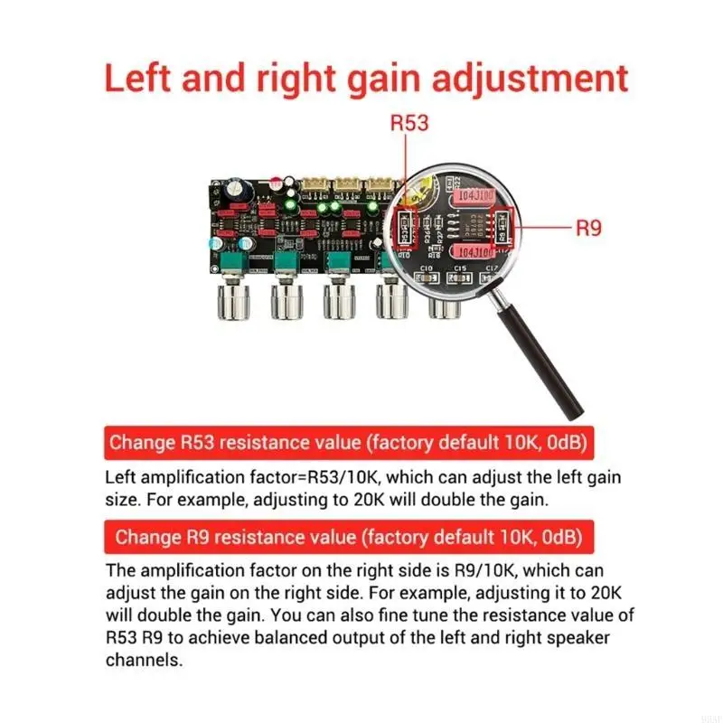 95AF ZKPRO1 HIFIプリアンプトーンボードアップグレードされたオーディオシステムJRC2068Dコントロールチップ