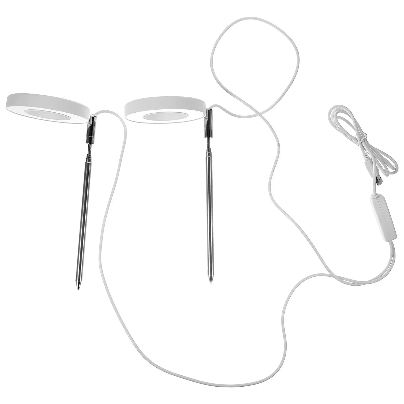 

Комплект из 1 красной светодиодной лампы для выращивания растений, полный спектр, для комнатных растений, овощей, рассады, для балкона