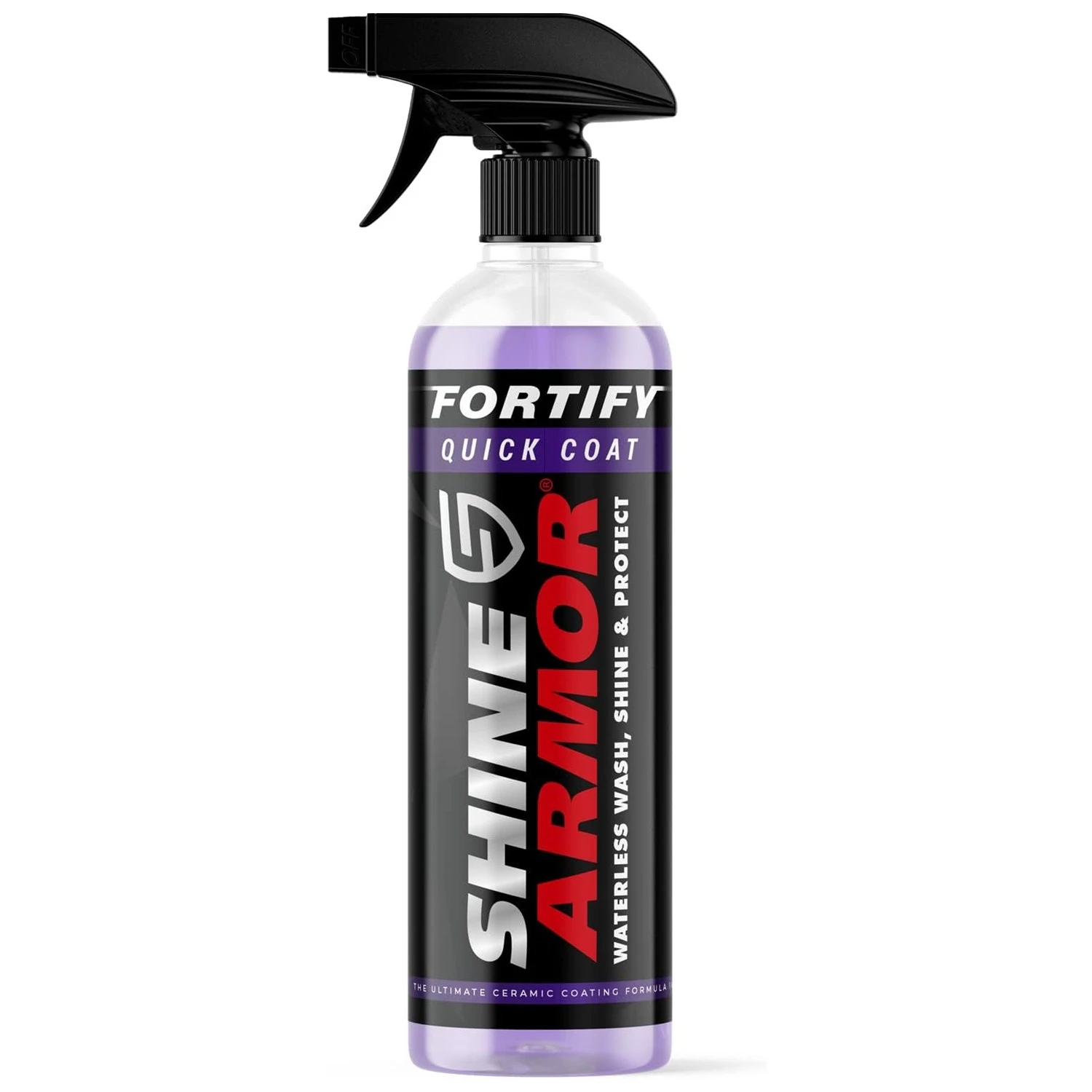 

SHINE ARMOR Fortify Quick Coat Ceramic Coating Car Wax Polish Spray Waterless Car Wash Wax Hydrophobic Top Coat Polish