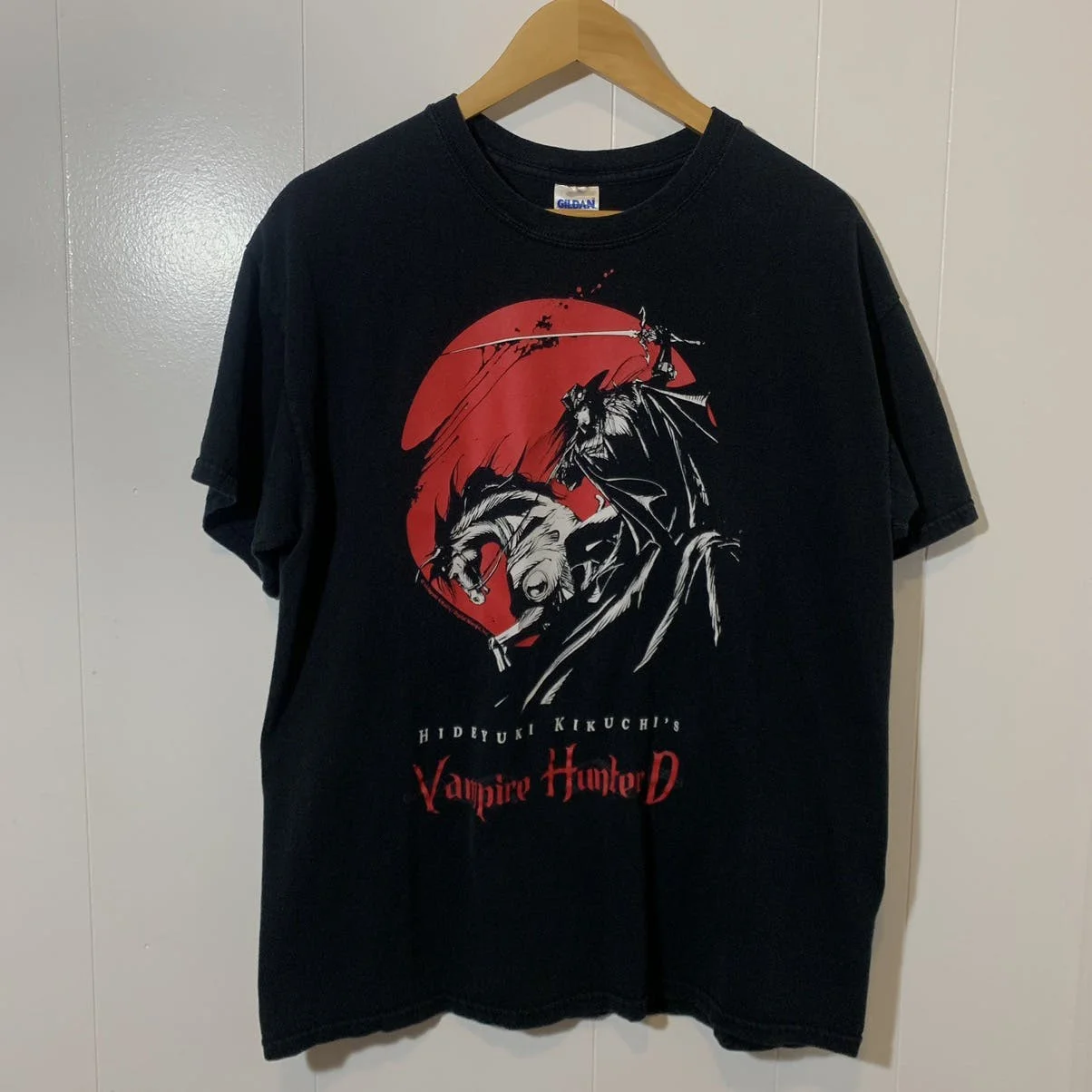 Vintage Y2K Vampire Hunter D Japan Anime T Shirt Sz L Horror