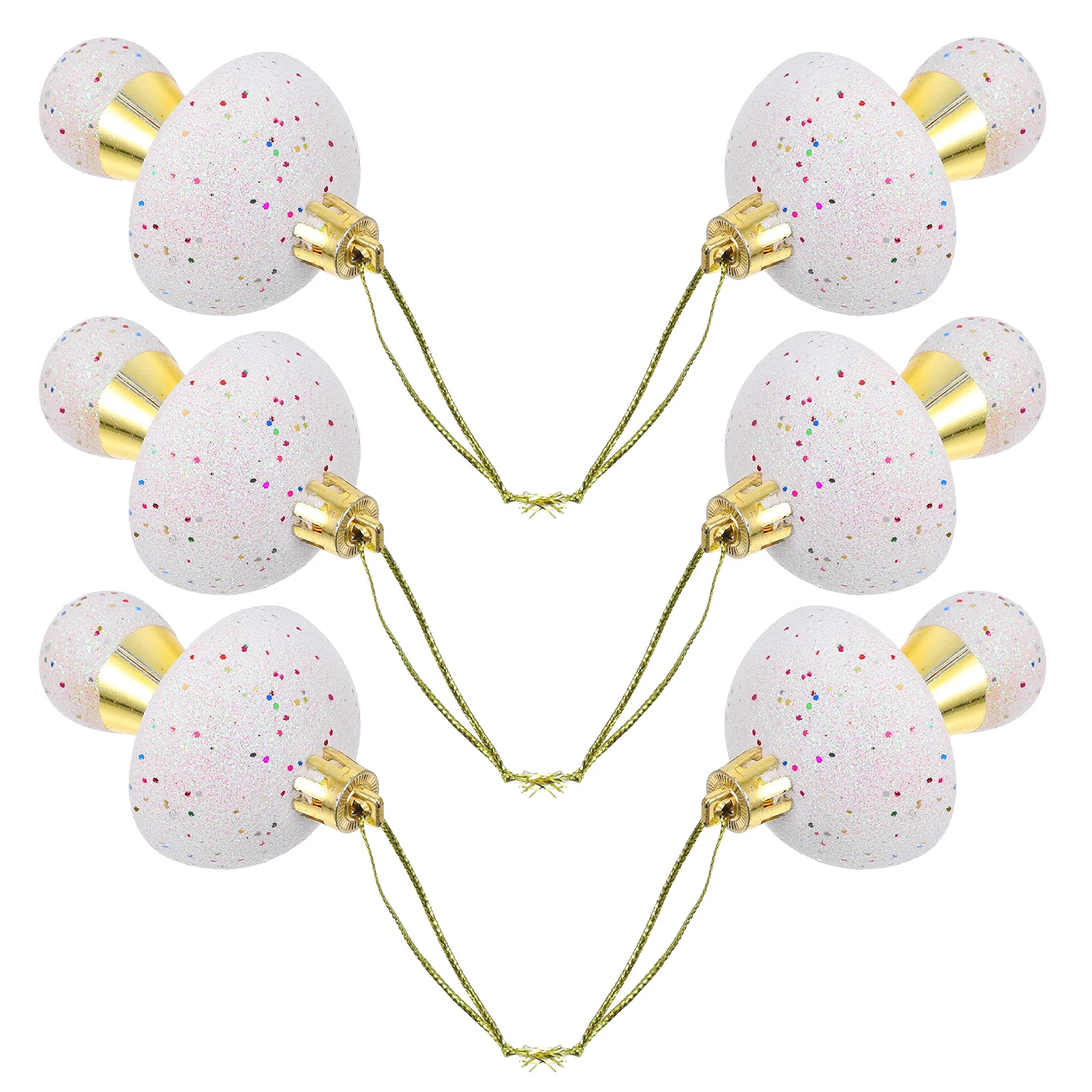 

6Pcs Xmas Tree Hanging Ornaments Lovely Christmas Decorations Holiday Pendant Mushroom Hanging Ornaments