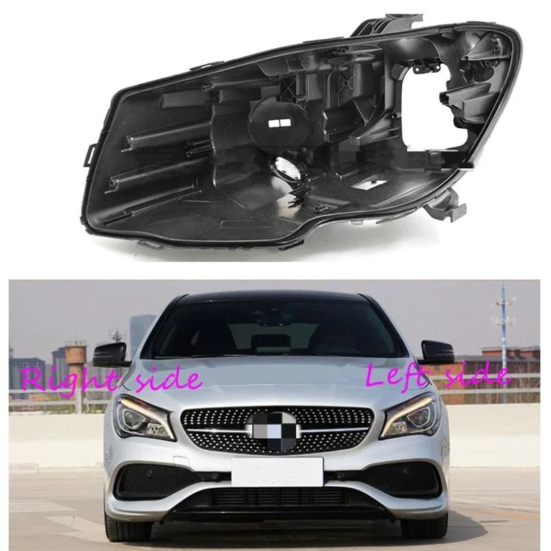 

Headlight Base for Mercedes-Benz CLA W117 2017 2018 2019 Headlamp House Car Rear Base Front Auto Headlight Back House