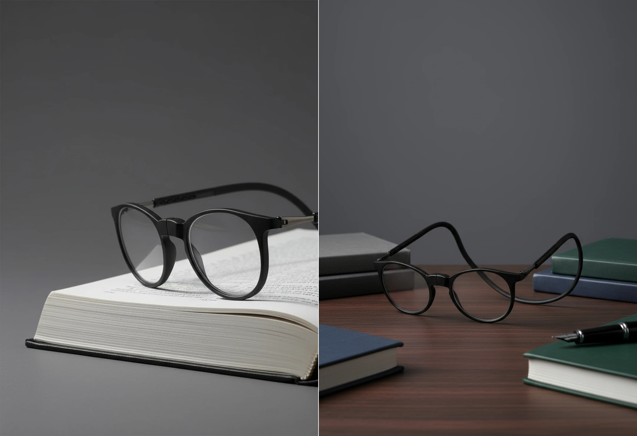2026 Tragbare Magnetische Lesebrille TR90 Lesebrille Anti-Blaulicht Ultraleichte Computerbrille mit Rundem Rahmen – Detail 3