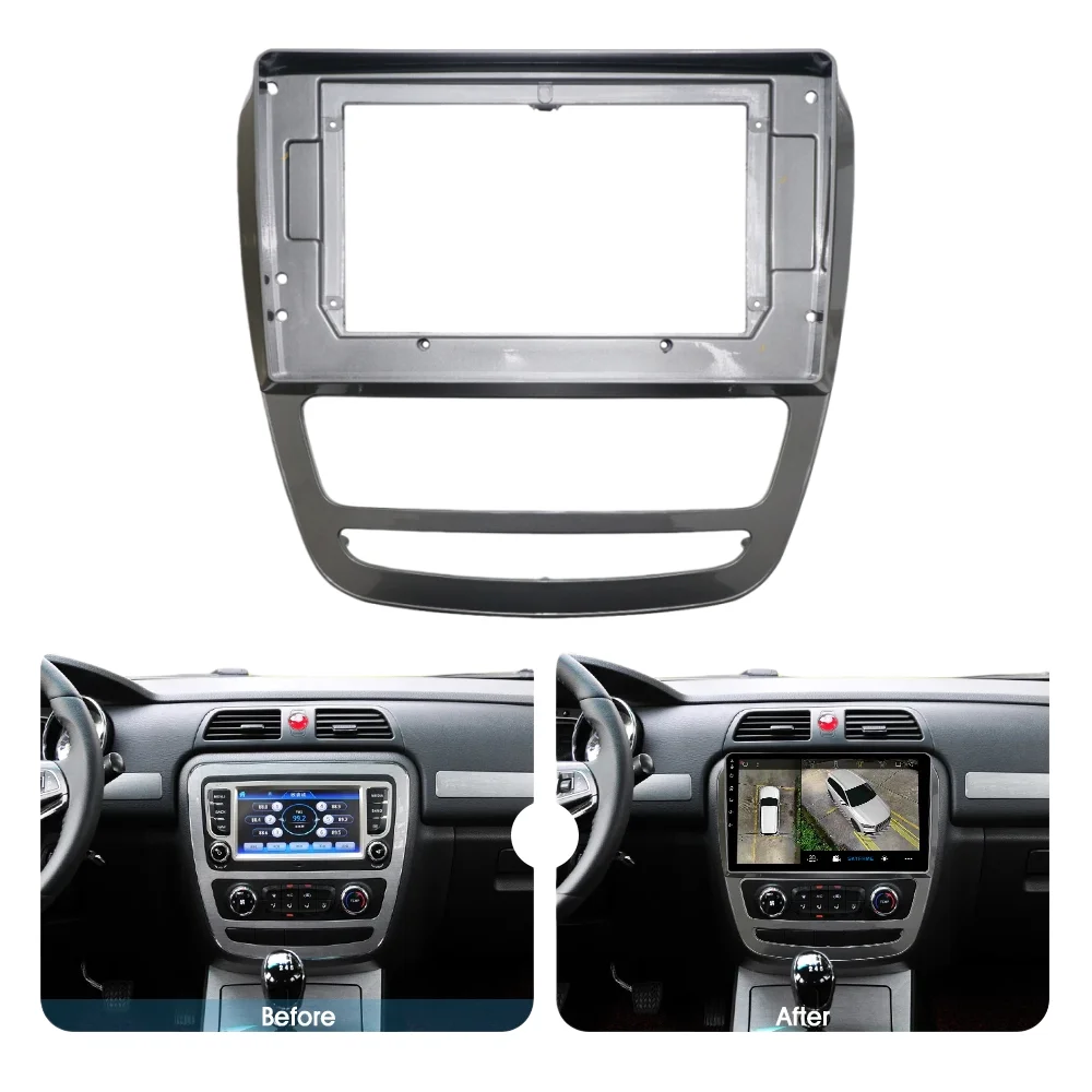 

9/10 Inch car frame Fascia For JAC T6 T8 Android Radio Fascias Dash Fitting Panel Head Unit Panel Dash Frame Dashboard