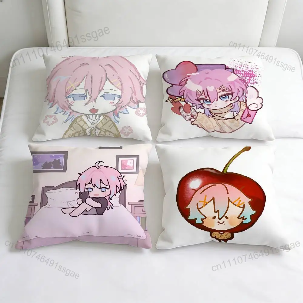 

14 D-Days With You Ren Square Pillow Cover Decorative Throw Pillow Case for Sofa Couch Bed Home Car Living Room Decoration