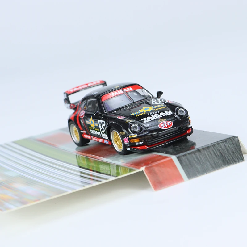 Tarmac Works 1:64 Model Car  911 (993) GT2 JGTC Taisan Starcard #35 Alloy Vehicle