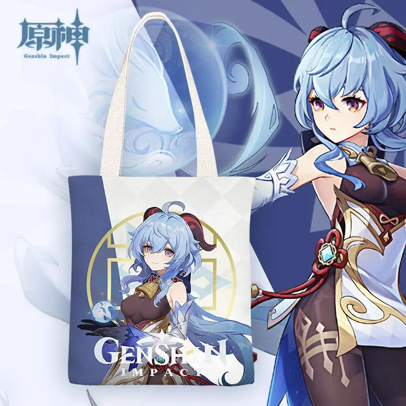 Ice Anime INS Fresh Canvas Women, Simple Shoulder Bag For Students, 2023 Spring Summer New Ani