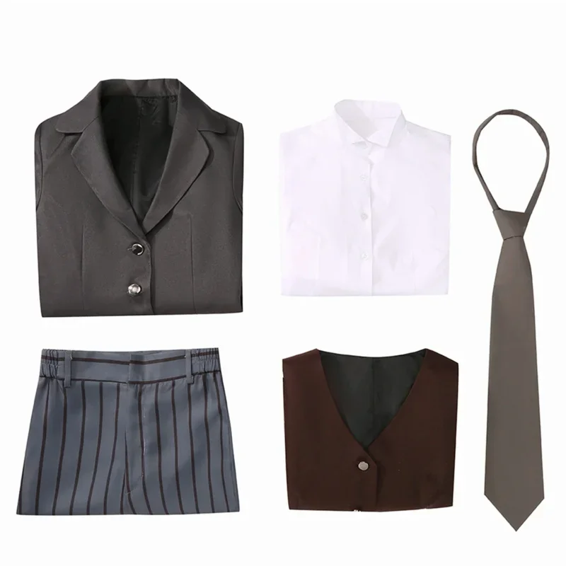 Anime Tim Burton  Bride Victor Van Dort Cosplay Costume Uniform Suits Jacket Pants Outfit Halloween Carnival Suit for Men MN11