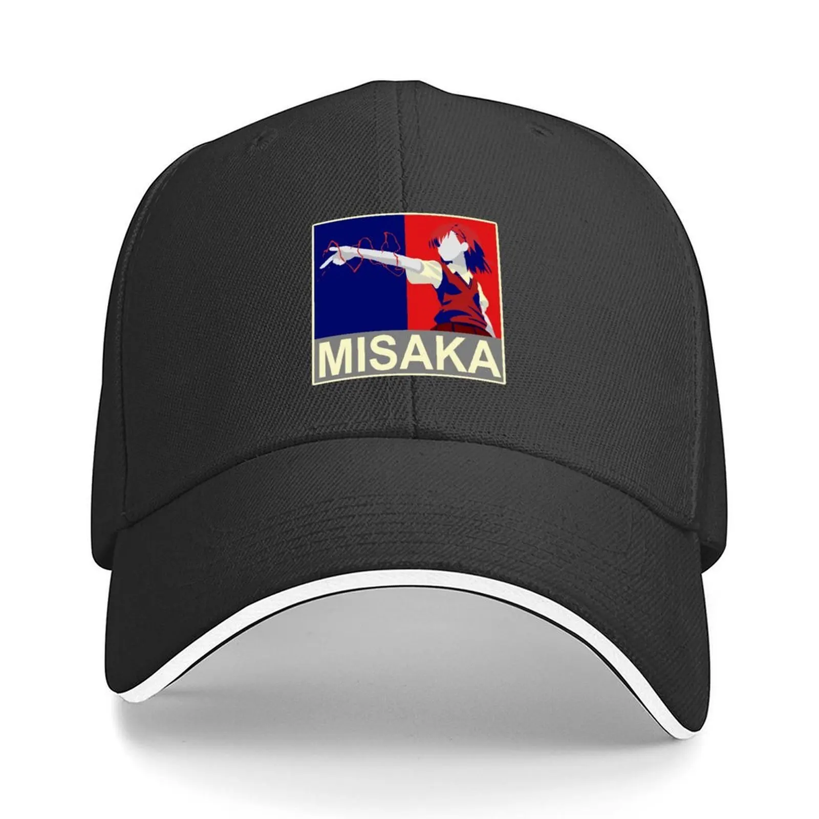 

Misaka Mikoto - Toaru Kagaku no Railgun Baseball Cap Luxury Man Hat western Hat New Hat luxury caps For Girls Men's