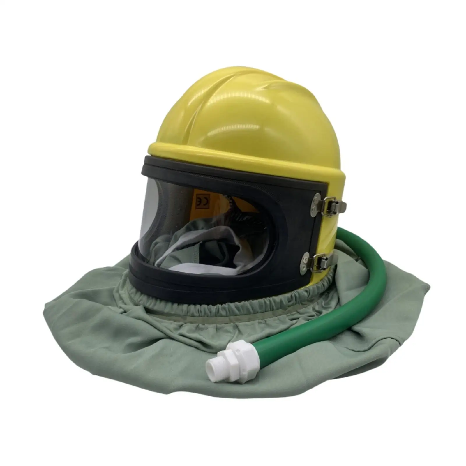 

Sandblasting Helmet Welding Helmet Adjustable Efficient Protection with Breathing Tube for Spraying Welding Sandblasting Cutting