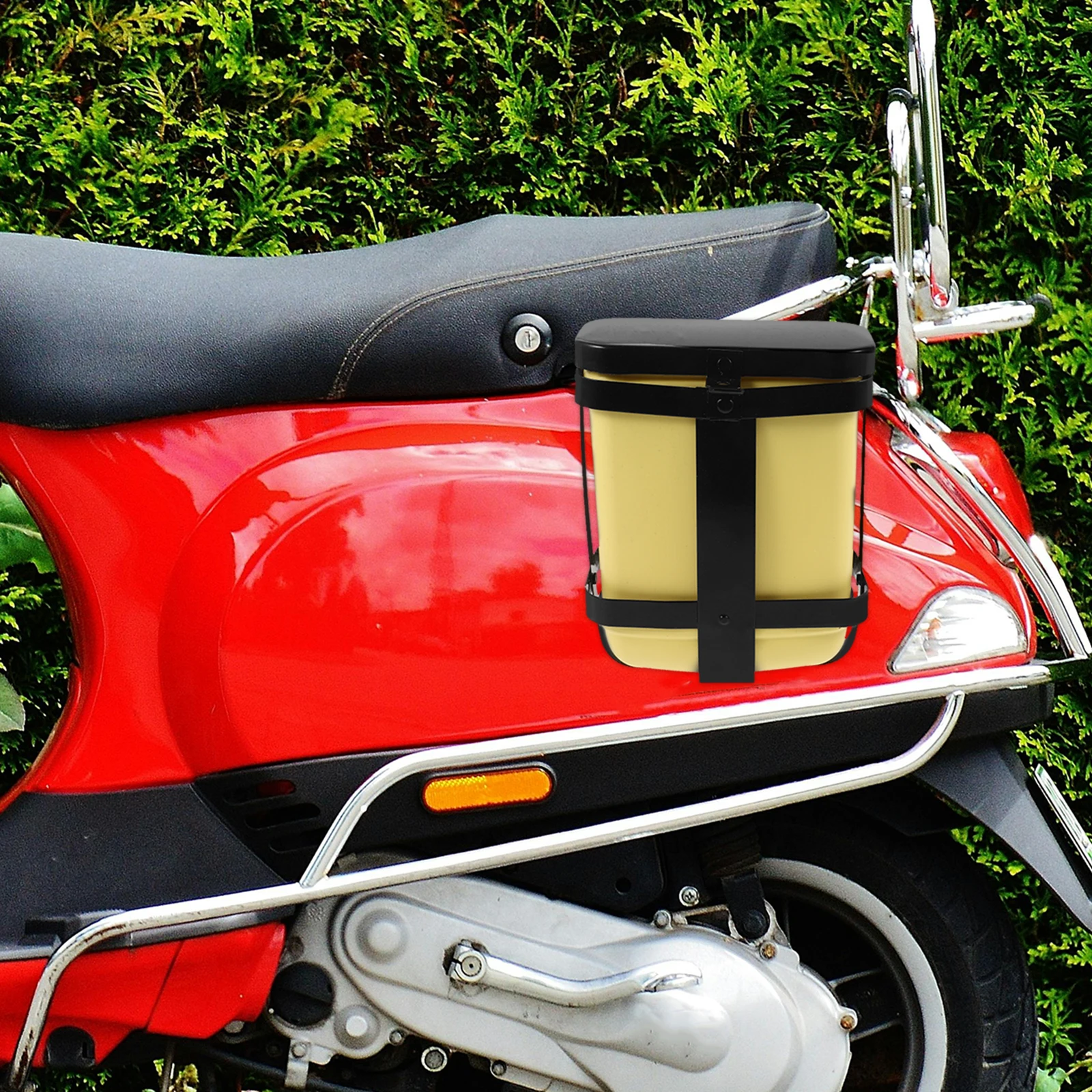 

Motorcycle Storage Box Multifunctional Tool Case For Outdoor Riding Safety Lock Design Compatible With Most Motorbike