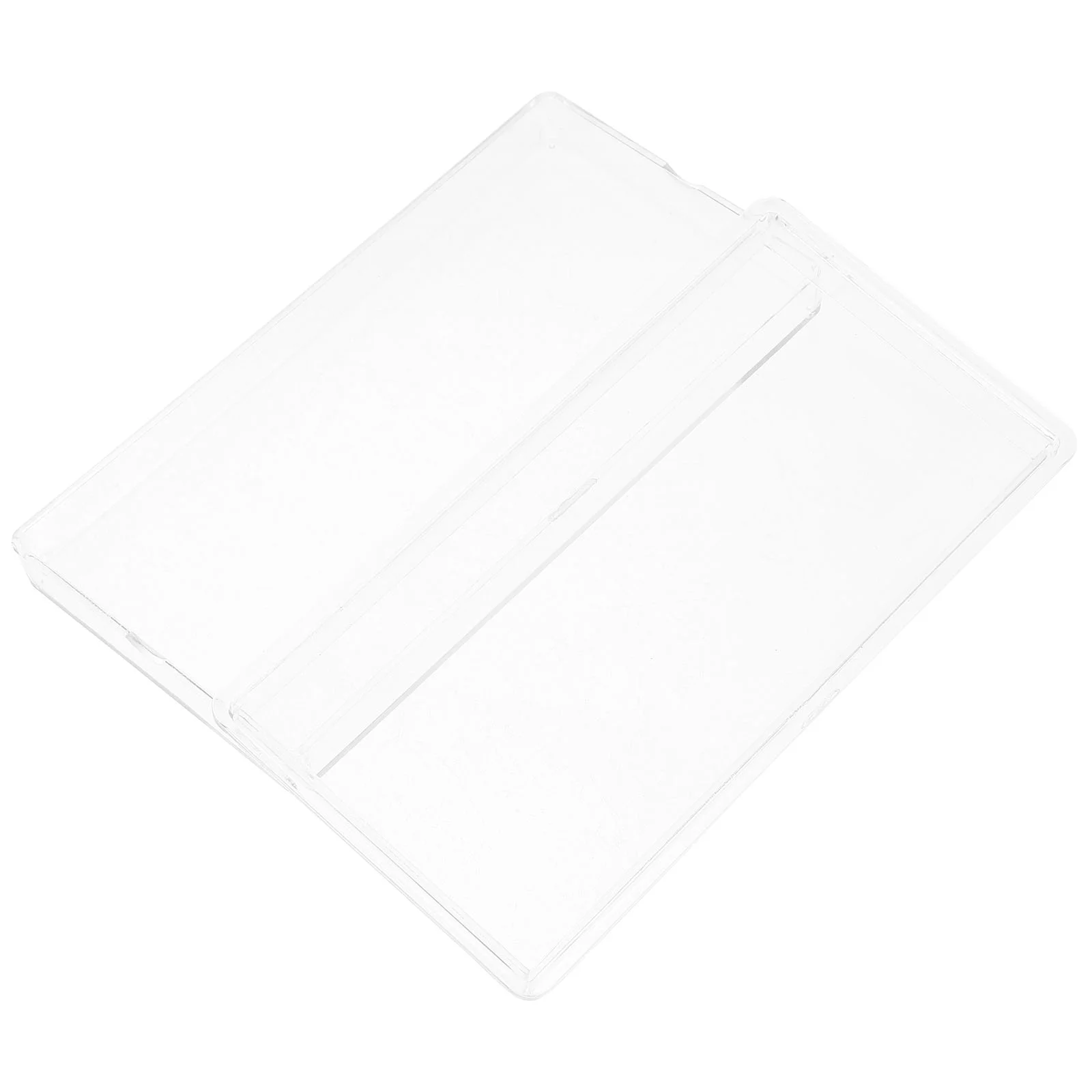 Étui de rangement en plastique transparent, porte-monnaie, porte-billets en papier, étui de protection, tampon