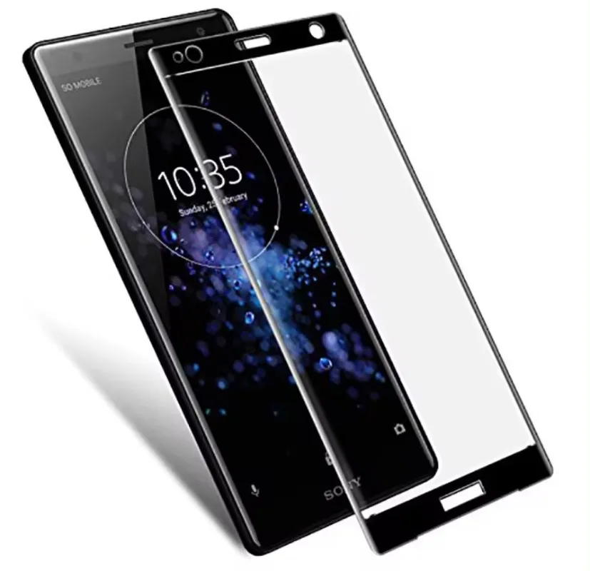 Protector de pantalla de vidrio templado, cubierta completa para SONY Xperia XZ2 Z 3 4 5 Xperia 10 5 V XZ 1 2 Ultra