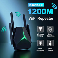 5G 1200M Dual-Band WiFi Repeater 1200M Wireless Signal Extender 2.4G/5Ghz Router/Repeater/AP WiFi Amplifier Router For Home