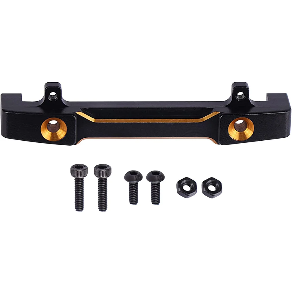 2Pcs Metal Front & Rear Bumper Set for Axial SCX24 AXI90081 1/24 RC Crawler Car Upgrade Parts