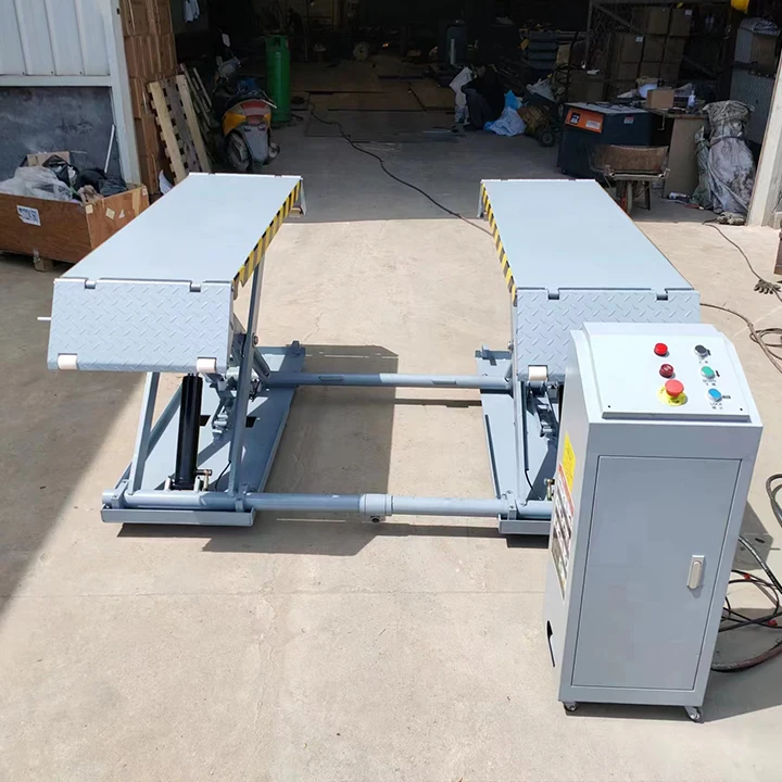 1.2m Mid Rise Mobile Scissor Car Lift Portable Hydraulic Auto Scissor Hoist