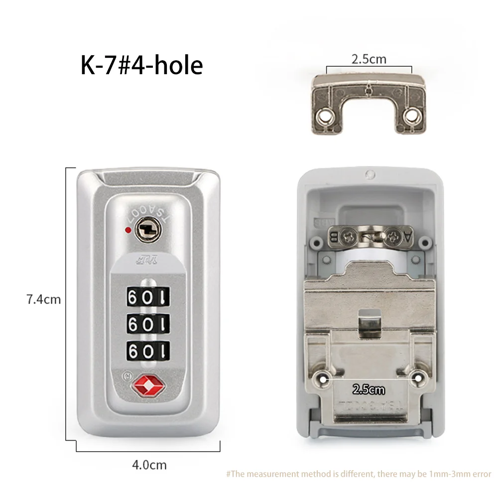 Aluminum frame combination lock pull-rod case Luggage Luggage accessories High quality combination lock