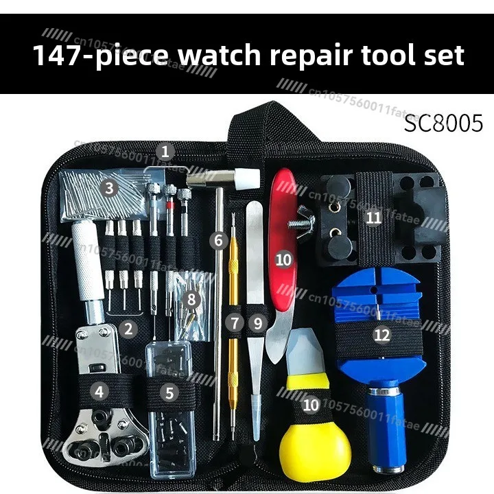Watch Repair Tools, Kit 147 Watch Tools, Disassemble and Replace Battery Combination
