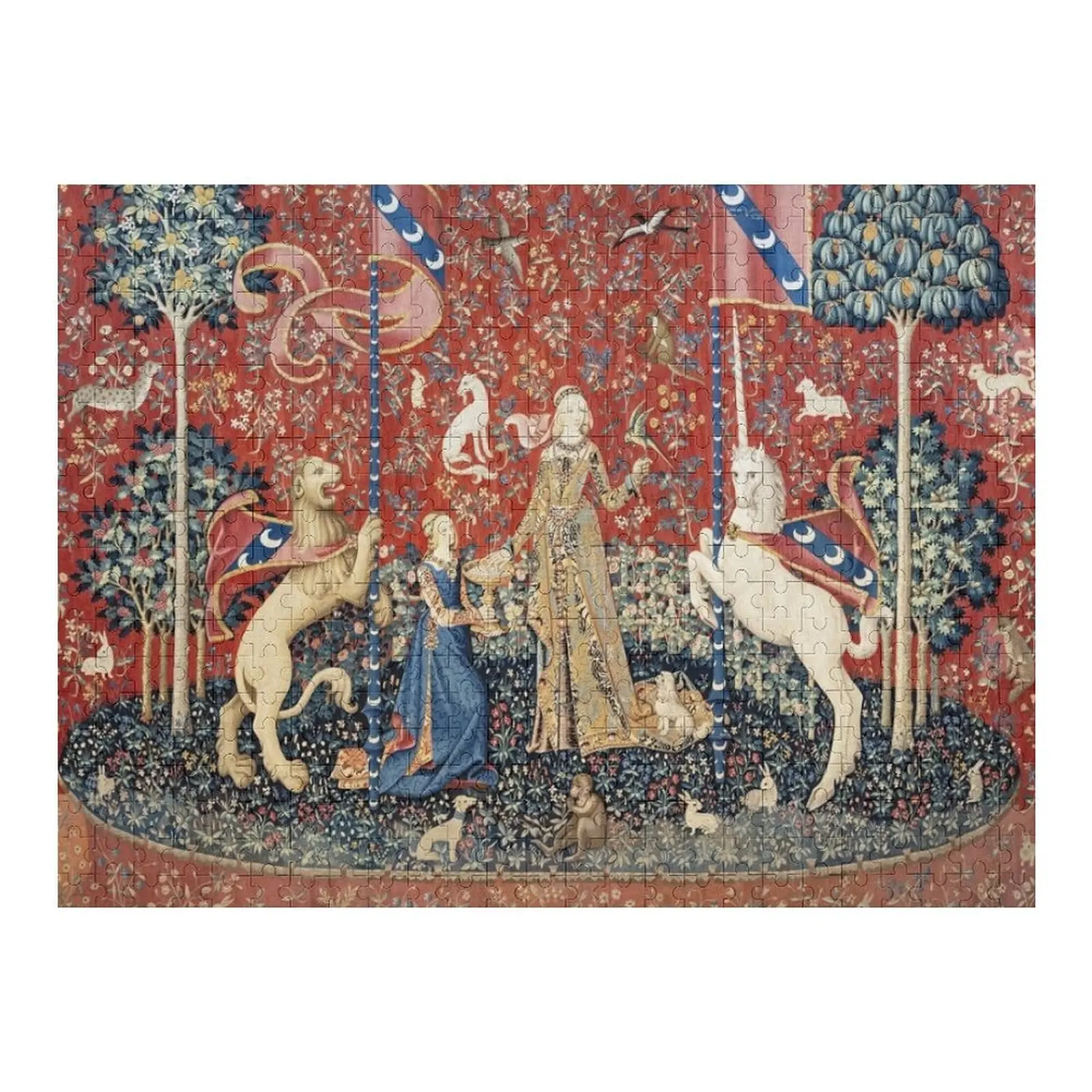 

The Lady and the Unicorn taste: La Dame à la Licorne Le Got: La Dame a Licorne Puzzle Рождественские подарки Puzzle