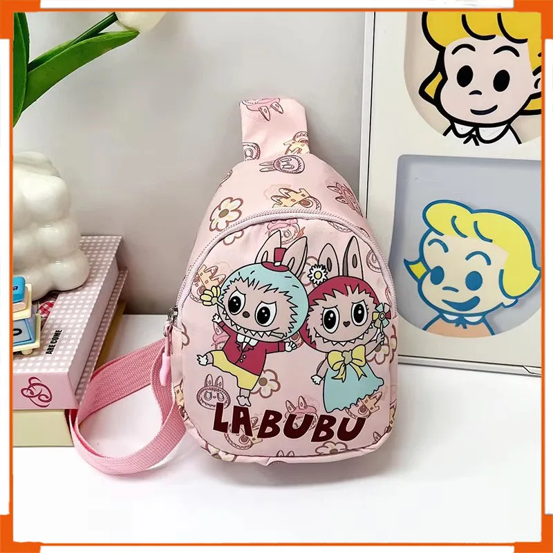 

Labubu Messenger Bag Children'S Crossbody Bag Cartoon Cute Primary School Backpack The Monster Labubu Kindergarten Gift