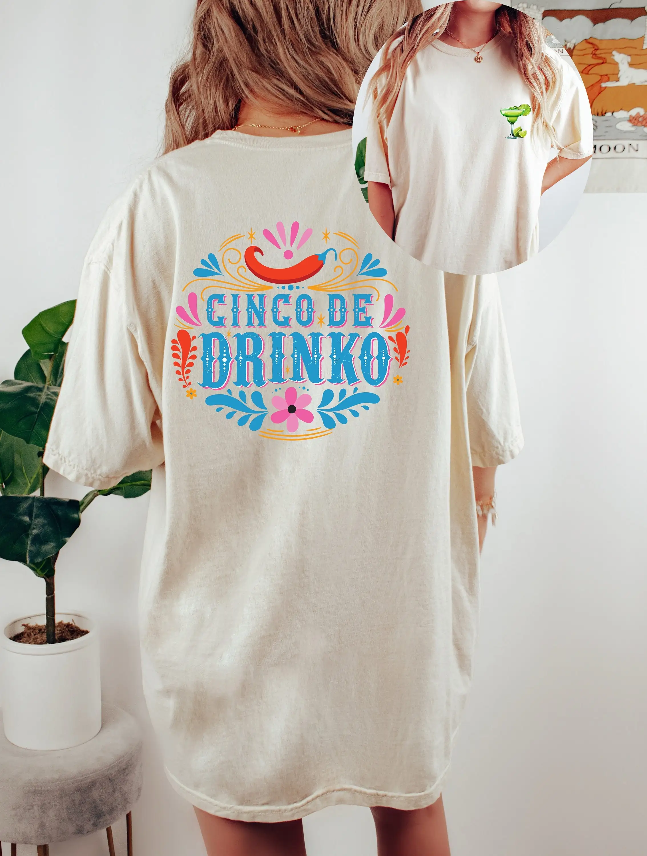 Retro Comfort Colors Cinco De Mayo T Shirt Mexico Celebration Funny Drinko Independence Day