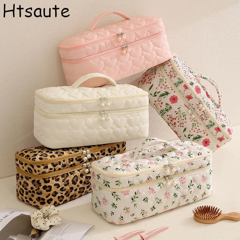 Zipper Closed Ladies Storage Organizers Multi-Pockets Liner Bag Lightweight Portable Travel Storage Bags bolasa