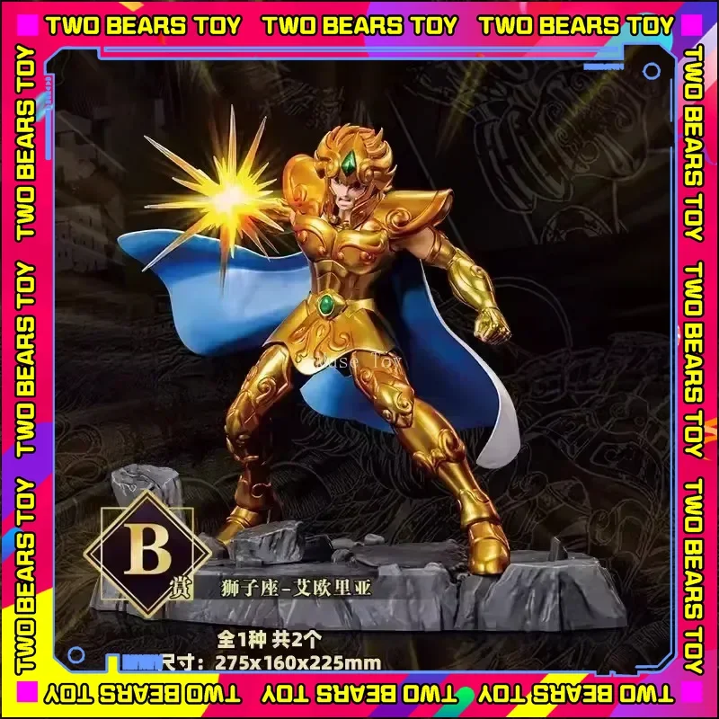 Echt Bntsh Ichiban Kuji Anime Figuur Saint Seiya Maagd Shaka Leo Aiolia Schorpioen Milo Pvc Actiefiguren Model Ornament Speelgoed