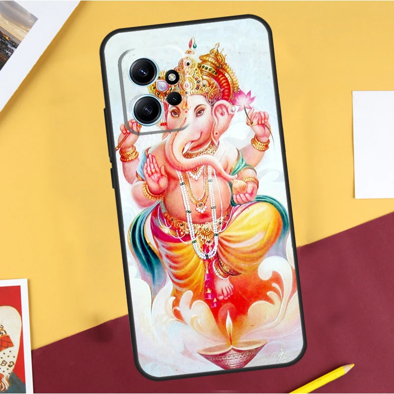 Ganesh Elephant God Case For Xiaomi Redmi Note 12 Pro 8 9 10 11 Pro 12S 10S 11S 9S Redmi 12C 10A 9C 10C Cover