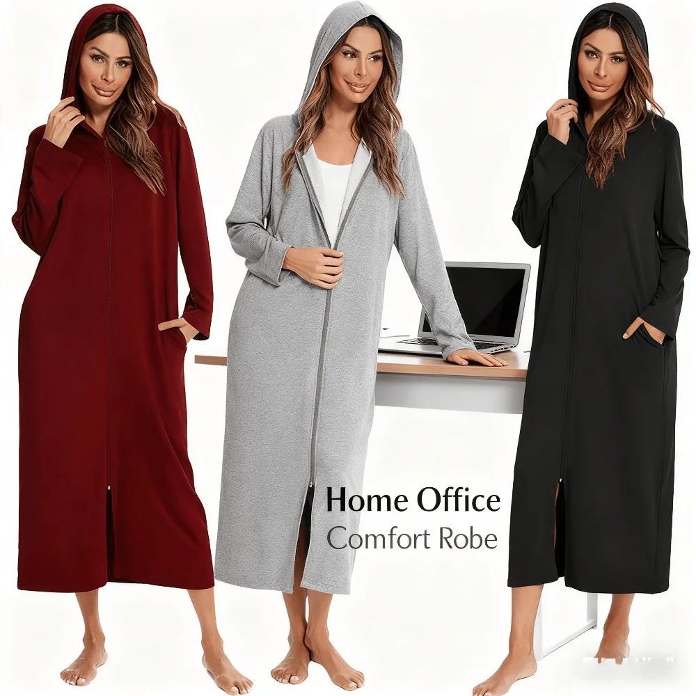

Women's Loungewear New Zip-Up Pajamas Long Sleeve Tailoring Fits Body Shape Suitable for Daily Home Use & Pre-Sleep Relaxation