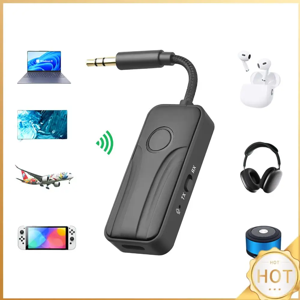 

Беспроводной приемопередатчик BT6.0, многофункциональный автомобильный аудиоконвертер 2-в-1, адаптеры-трансиверы для авиаперелетов, ТВ, автомобиля, беговой дорожки