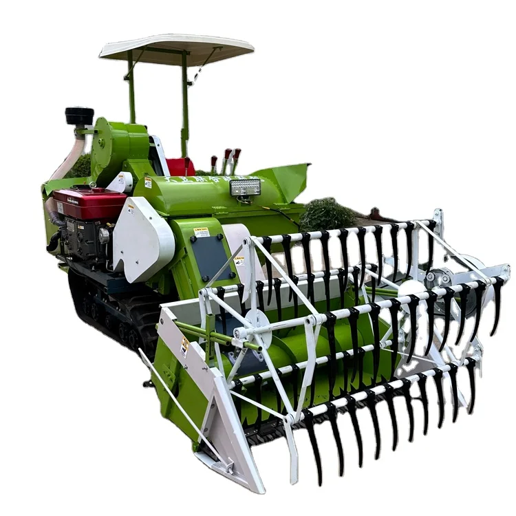 Farm 25hp Soybean Harvester Small Rice Mini Combine Harvester Price