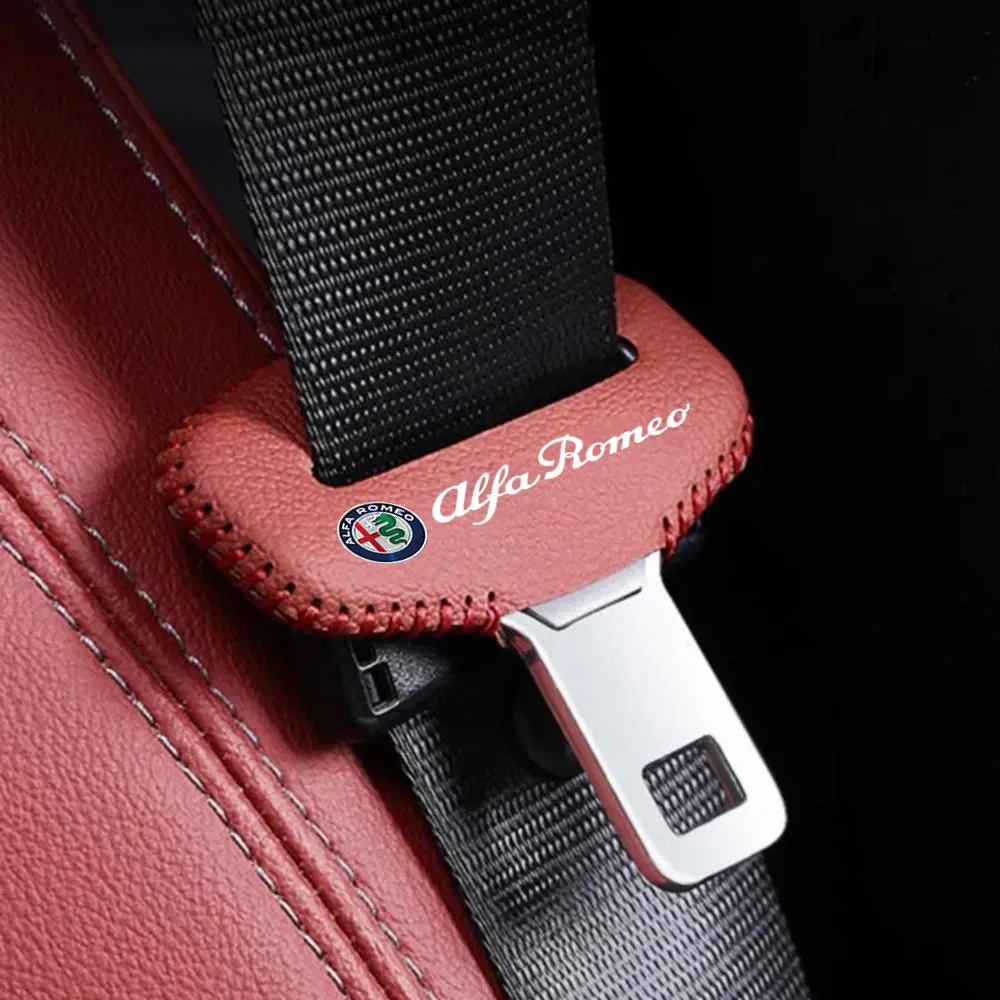 Car Seat Belt Clip Safety Seatbelt Lock Buckle Plug Cover For Alfa romeo 156 gt 159 147 166 giulietta giulia stelvio