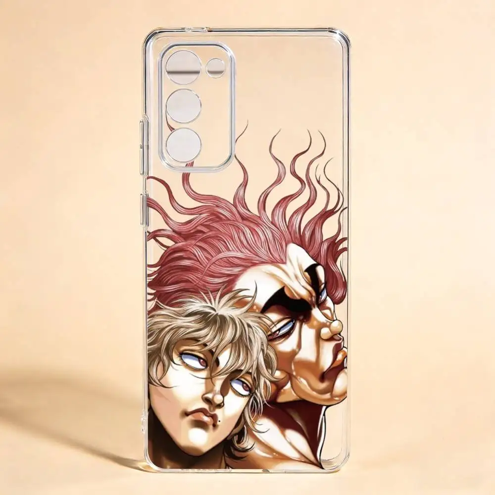 Baki the Grappler Manga  Phone Case For Samsung Galaxy S24 S25 S23 S22 S21Transparent Case Cover