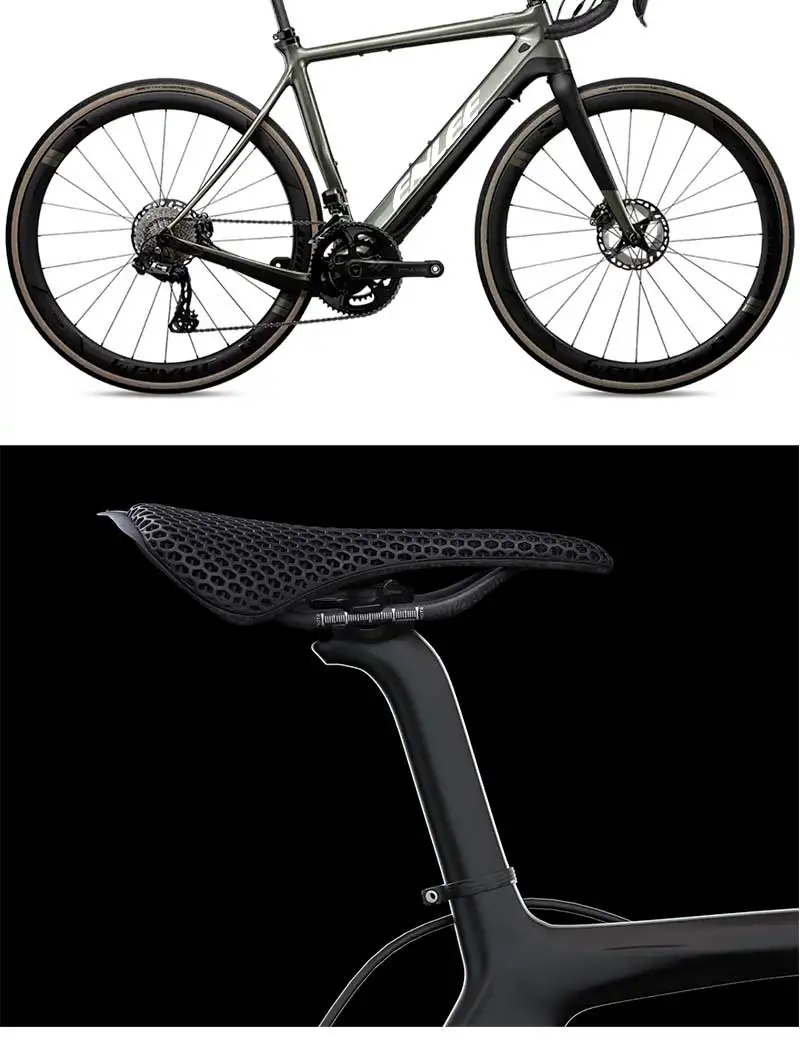 Enlee Fahrrad 3d gedruckt Sattel ultraleichte Kohle faser Rennrad Mountainbike Nylon Kissen bequeme 3D MTB Sattels itz – Detail 15