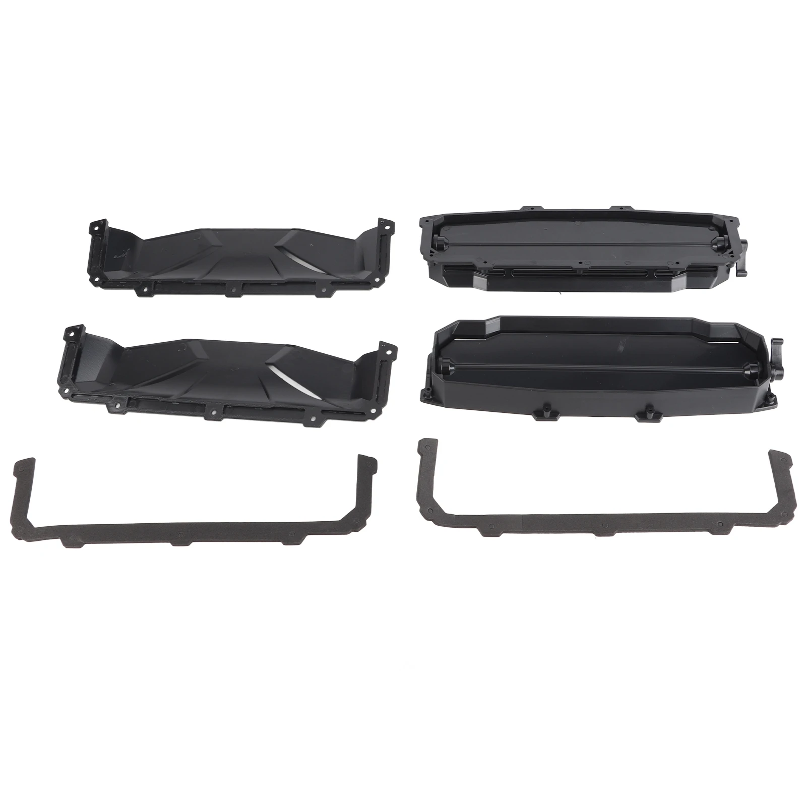 

UTV Windshield Vent Kit Good Sealing Wind Shield Parts with Defogging Vents for Hard Coated Polycarbonate Glass