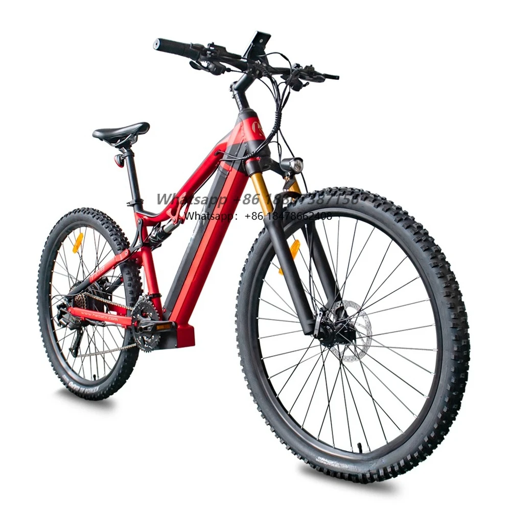 

Electric Mountain Bike 1000W 48V 19.2Ah 27speed Bearing Suspension Hydraulic Brake Aluminum Alloy Frame Fast Road Ebike